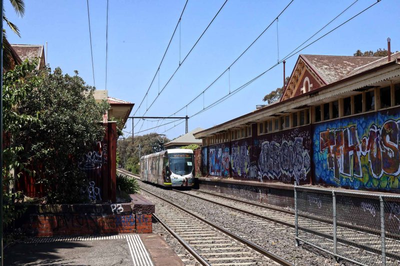 Melbourne Albert Park railway station, closed brick edifice