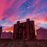 Brim Silos Sunrise, Silo Art Trail, Victoria, Australia @Pale Blue Dot Photography