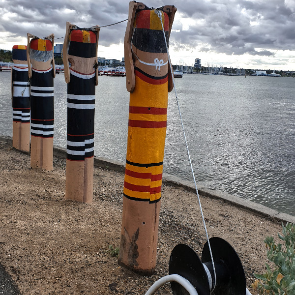 Geelong lifeguard bollards, Australia