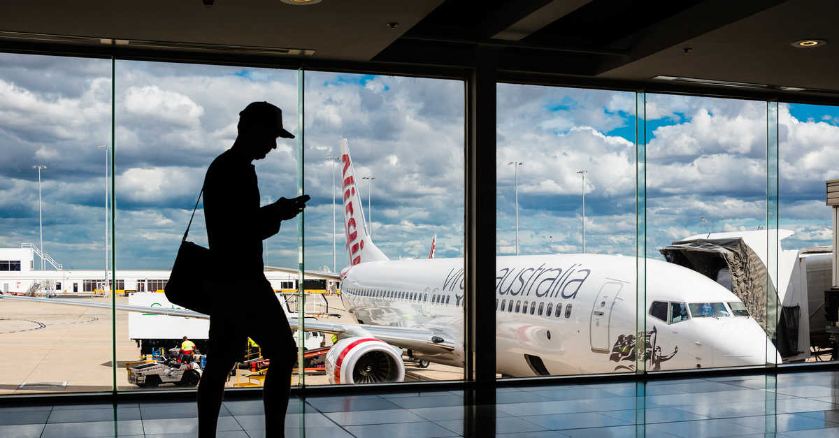 Virgin Australia passenger airliner at Melbourne Airport @constructionglobal.com