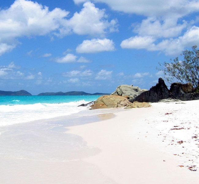 Whitehaven Beach with white sand in the Whitsunday Islands, Australia @ Jennifer Pilotte Walker