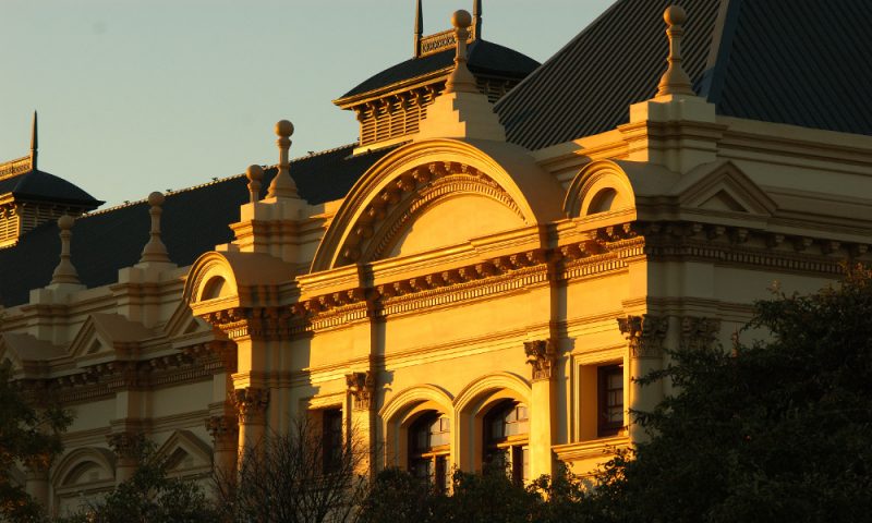 Old building in the sunset, Launceston, Australia