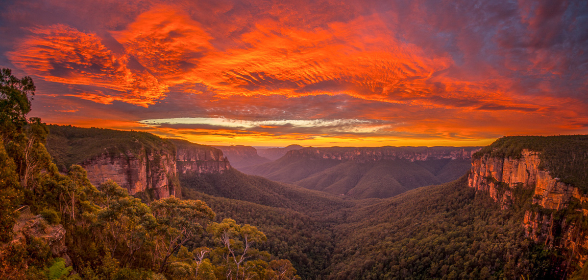 Govett's Leap sunrise, Australia @Gary P Hayes
