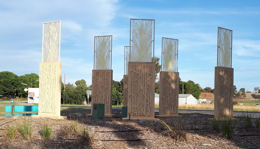 Milestones Sculptures, Cootamundra, Australia @VisitNSW