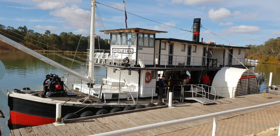 River Murray steamboat PS Industry, Australia @Resthaven