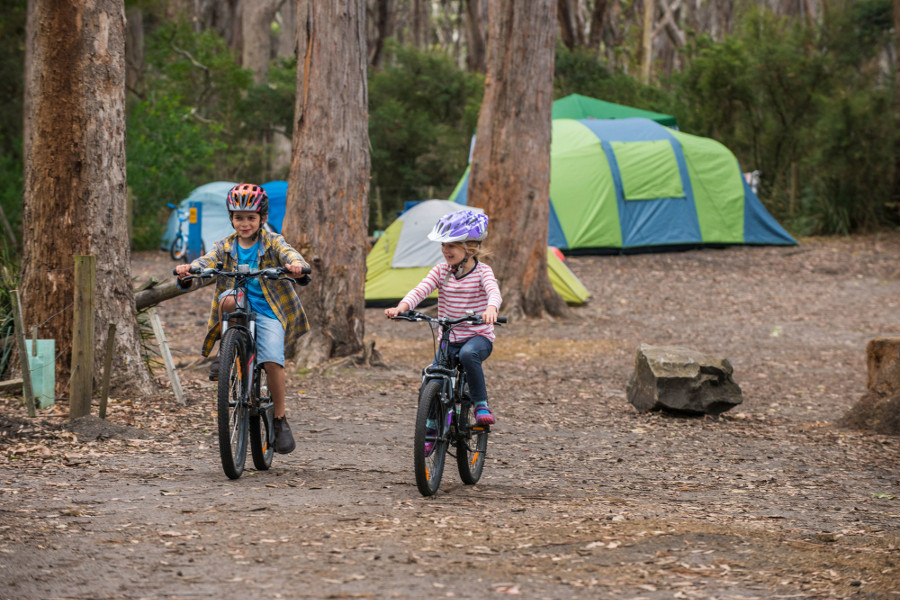 Fortescue Bay campground, Tasman National Park, Australia @Chris Crerar