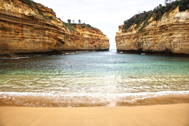 The beautiful scenery of Loch Ard Gorge in south of Australia, Australia