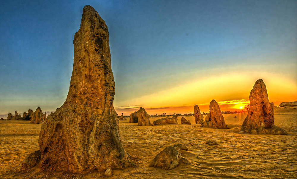The Pinnacles sunset, Australia